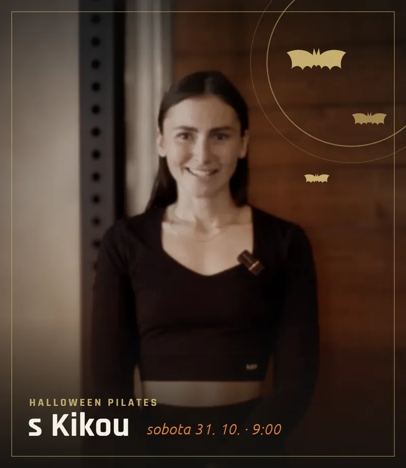 Kika Bajzíková, lektorka Halloween Pilates
